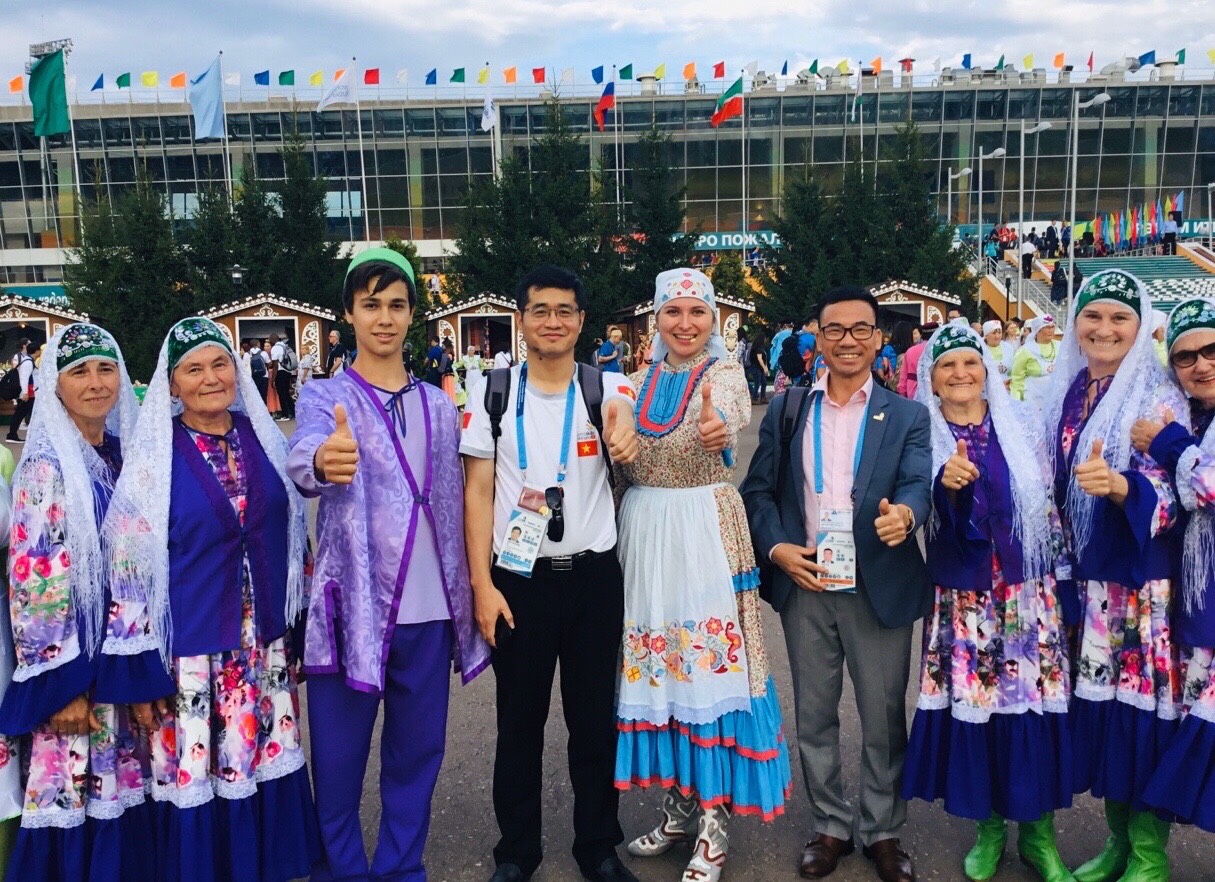 Tổng Giám Đốc B. P Việt Anh giao lưu với cộng đồng WorldSkills tại Kazan - Liên Bang Nga